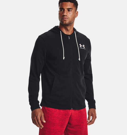 FELPA UA Rival Terry Full Zip da uomo