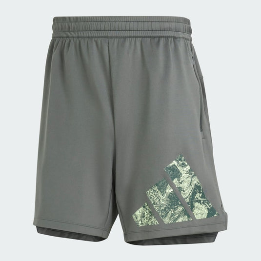 PANTALONCINI IN MAGLIA CON LOGO DA ALLENAMENTO