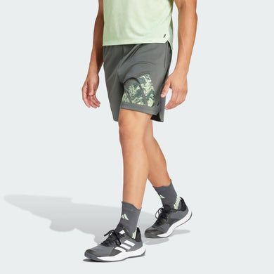 PANTALONCINI IN MAGLIA CON LOGO DA ALLENAMENTO