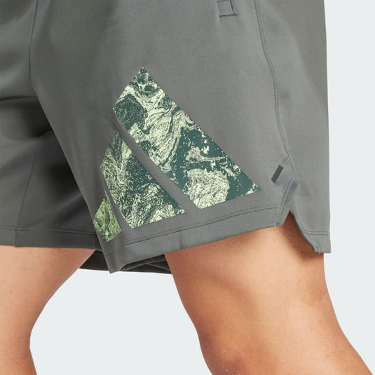 PANTALONCINI IN MAGLIA CON LOGO DA ALLENAMENTO