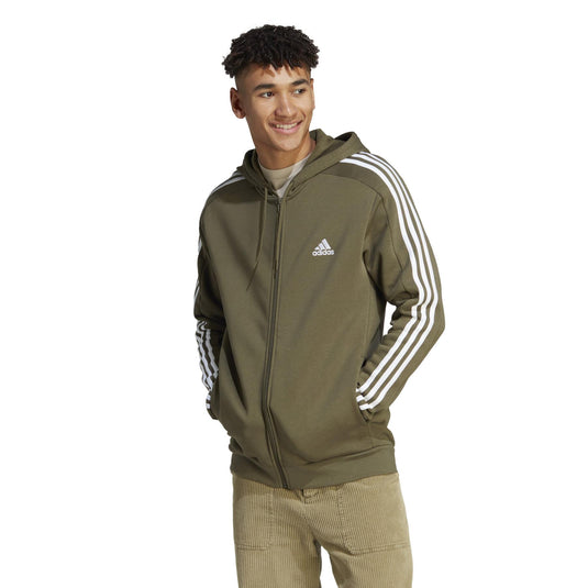 Felpa con cappuccio in pile con zip ADIDAS