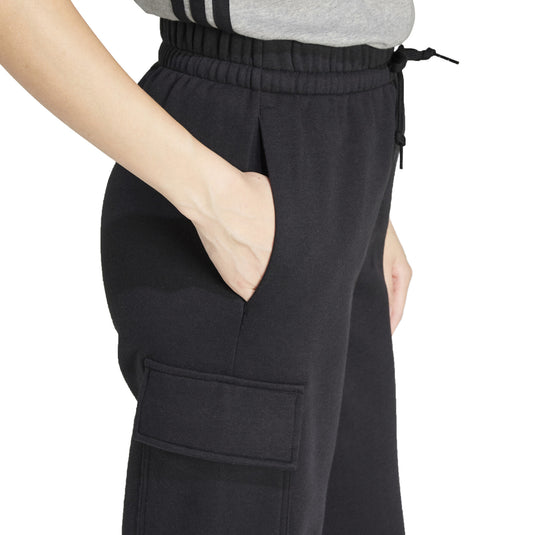Pantaloni cargo in pile da donna adidas Essentials Linear
