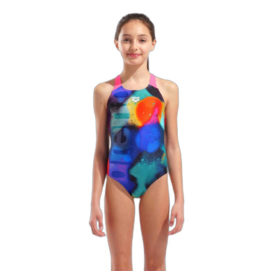 Costume da bagno 1 pezzo per bambina Arena
