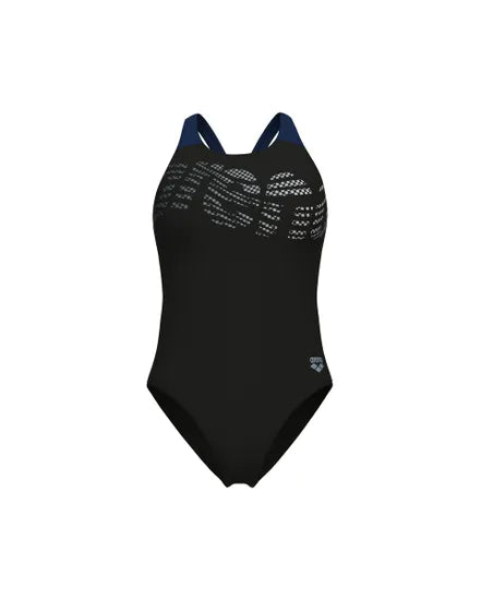 COSTUME DONNA ARENA FLOWING SWIMSUIT V BA Noir