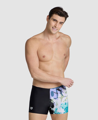 SHORT DA NUOTO UOMO STAMPA ARENA WAVES BREAKING