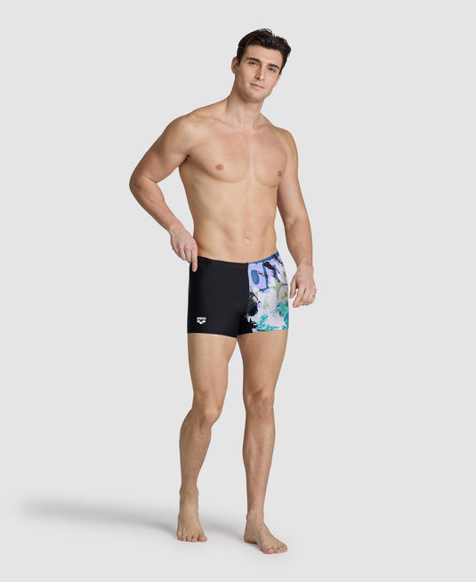 SHORT DA NUOTO UOMO STAMPA ARENA WAVES BREAKING