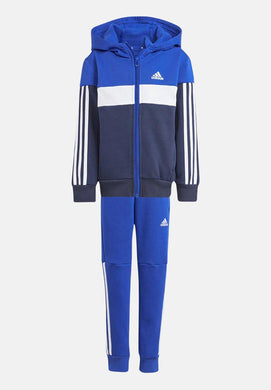Tuta Tiberio 3-Stripes Colorblock blu da bambino