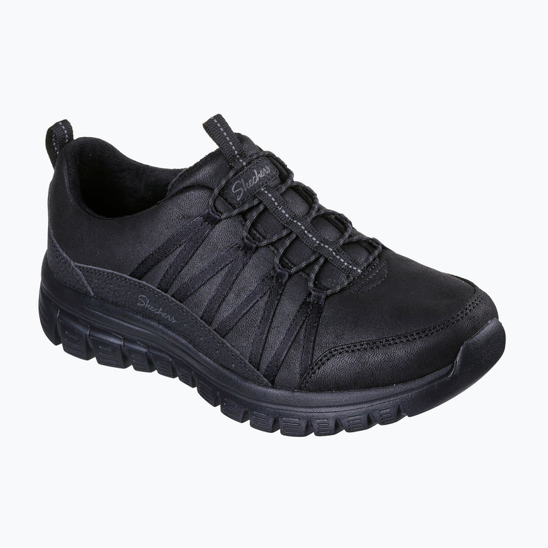 Carica immagine in Galleria Viewer, Scarpe da donna SKECHERS Graceful Cozy Hug nere
