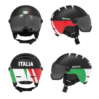 CASCO TEIDE VISOR MATT BLACK-WHITE