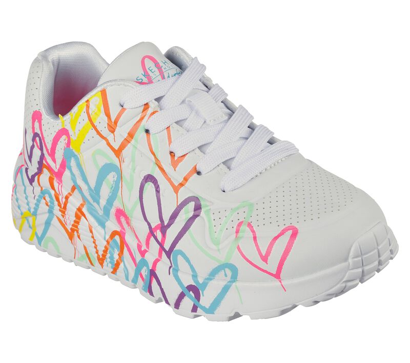 Carica immagine in Galleria Viewer, SKECHERS x JGoldcrown: Uno Lite - Spread the Love bambina
