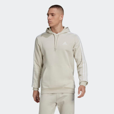 FELPA ADIDAS  CON CAPPUCCIO ESSENTIALS FLEECE 3-STRIPES