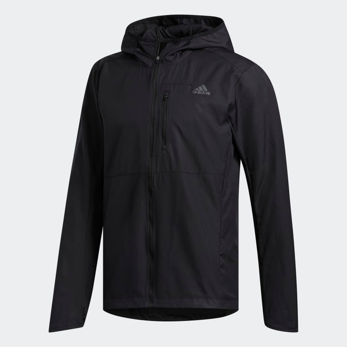 GIACCA A VENTO OWN THE RUN HOODED Black