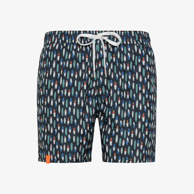 COSTUME SWIM PANT SMALL PRINT NERO