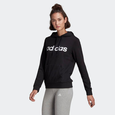 FELPA HOODIE ESSENTIALS LOGO Black / White