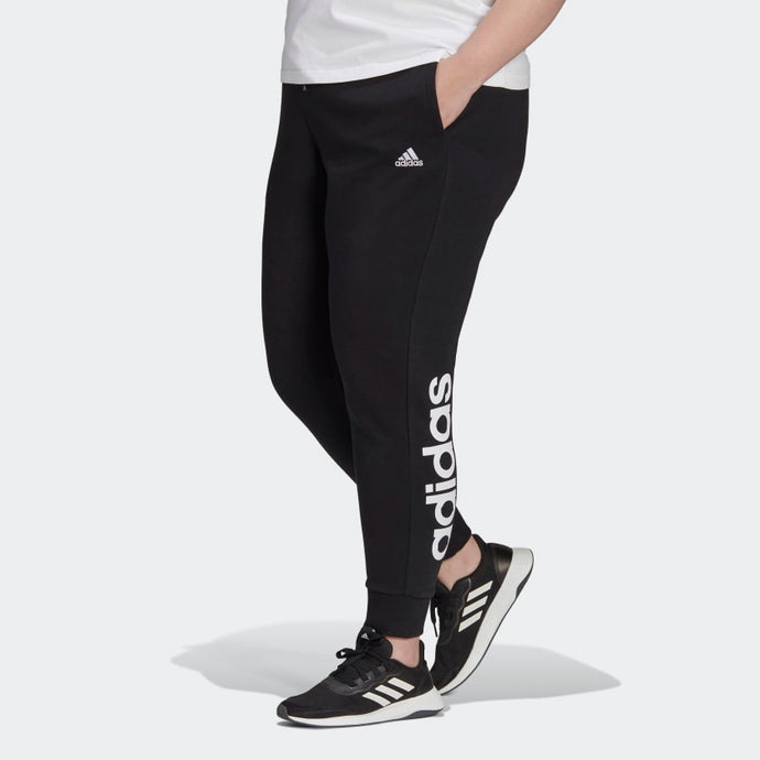 PANTALONI CURVY ESSENTIALS FRENCH TERRY LOGO