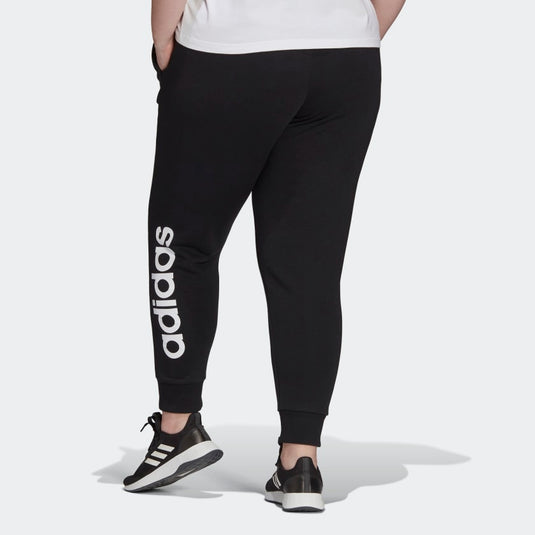 PANTALONI CURVY ESSENTIALS FRENCH TERRY LOGO