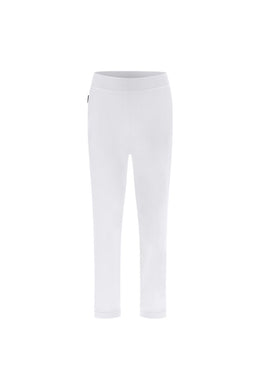 Pantaloni sportivi 7/8 in modal gamba dritta con risvolto