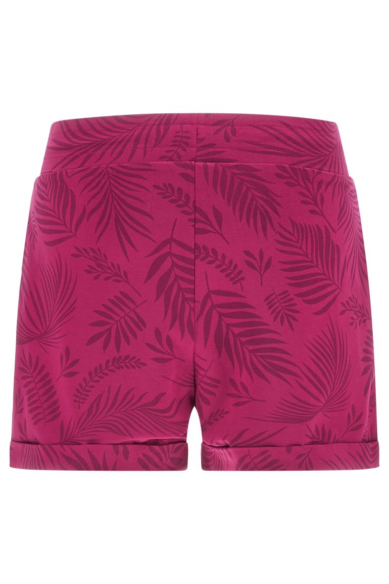 Carica immagine in Galleria Viewer, Shorts in jersey stampa foliage tropicale
