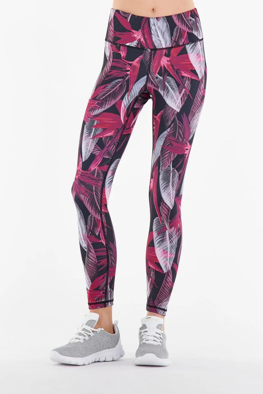 Leggings SuperFit vita alta in D.I.W.O.® riciclato floreale