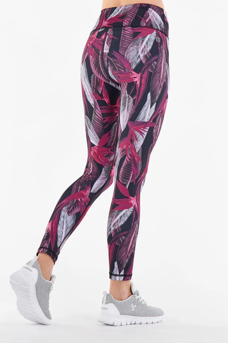 Carica immagine in Galleria Viewer, Leggings SuperFit vita alta in D.I.W.O.® riciclato floreale
