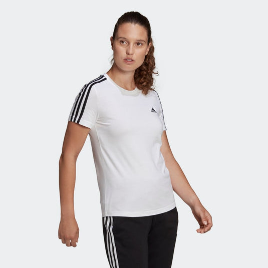 T-SHIRT LOUNGEWEAR ESSENTIALS SLIM 3-STRIPES