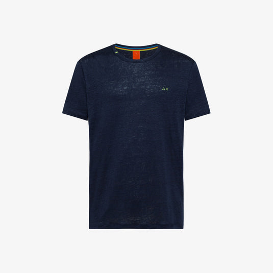 T-SHIRT LINEN SOLID S/S