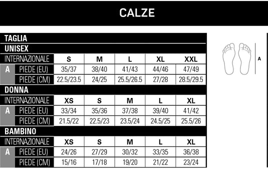 CALZA SKI EXTRALIGHT WEIGHT X-RACE