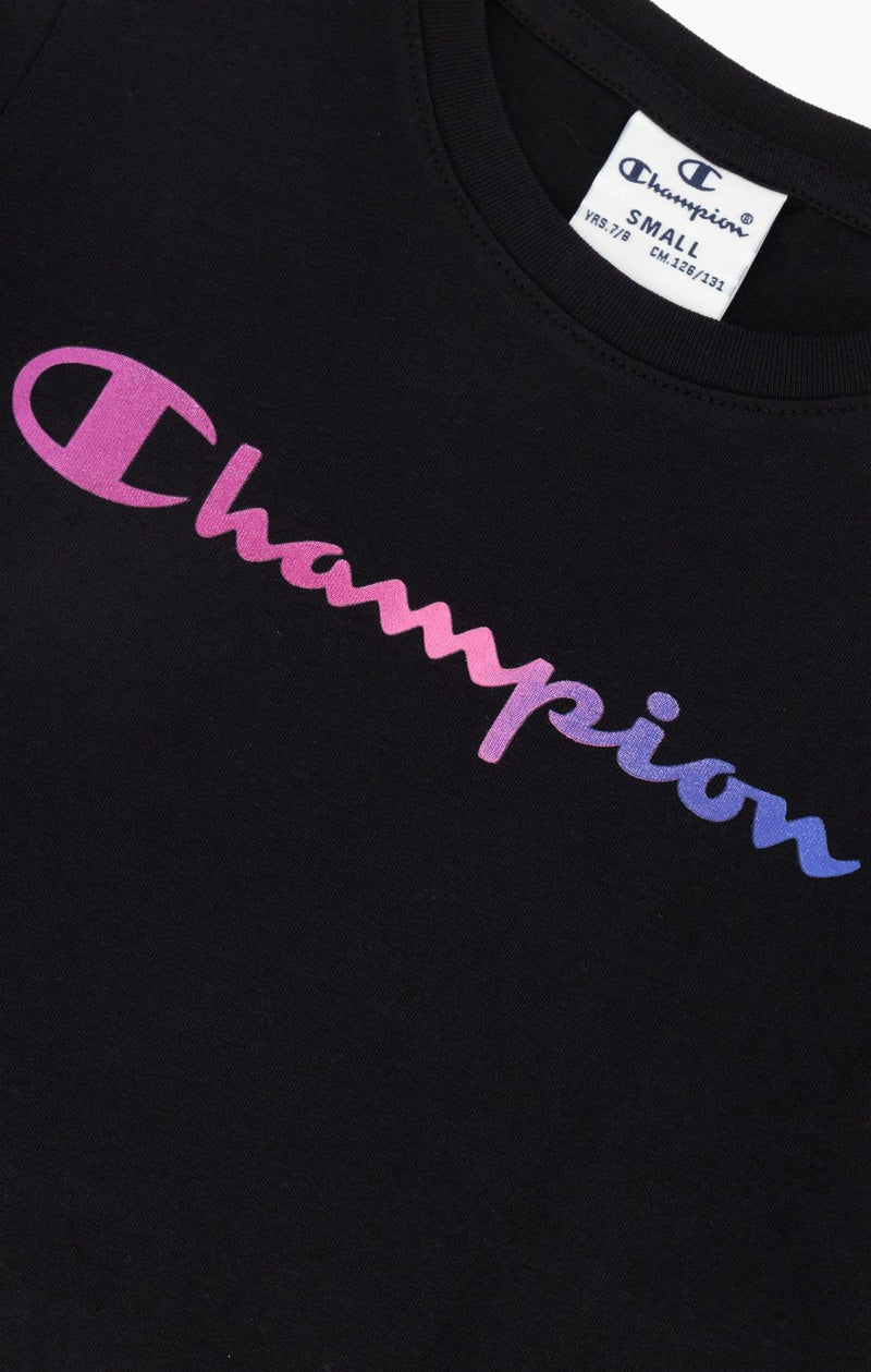 Carica immagine in Galleria Viewer, T-shirt CHAMPION In Cotone Con Logo Champion Colorato - Bambina
