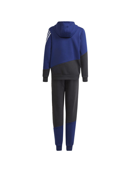 TUTA Adidas Boys' Track Suit Winterized Warm Blue