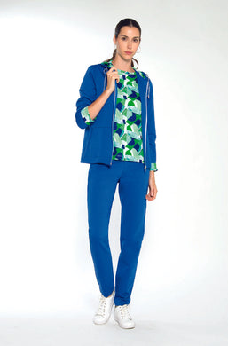 TUTA DONNA F9 BLUETTE FULL ZIP CON CAPPUCCIO