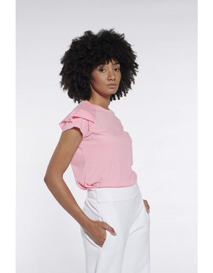T-SHIRT CON VOLANTS ECO-WEAR DEHA